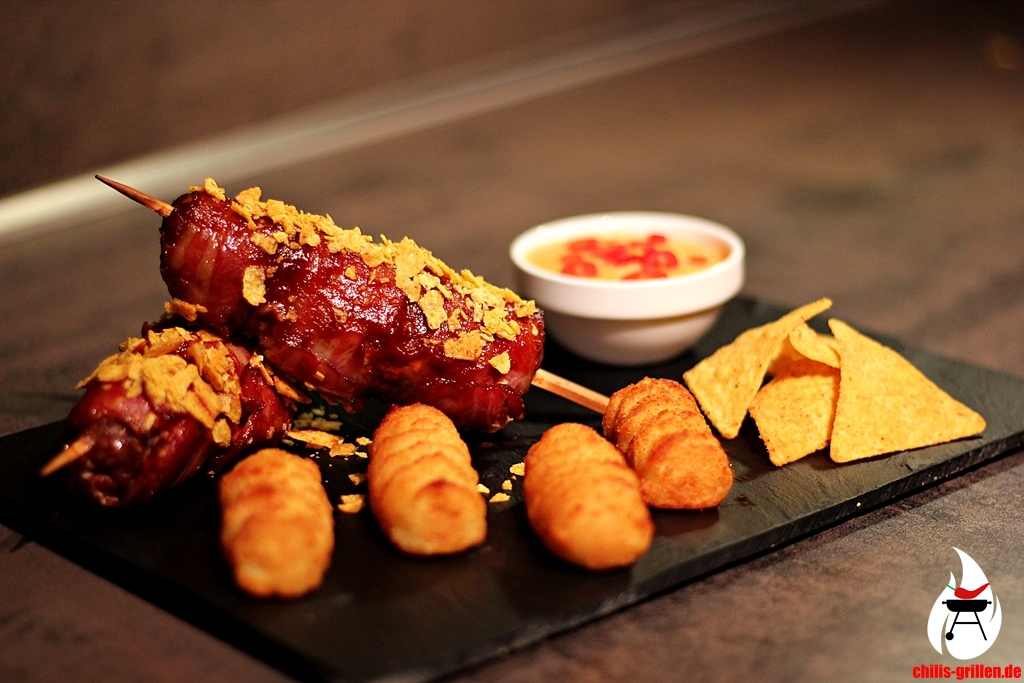 Picanto-Nacho-Sticks mit Chili-Cheese-Sauce