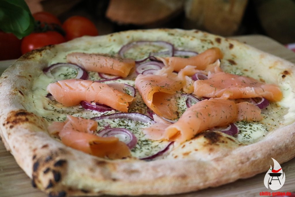 Lachspizza