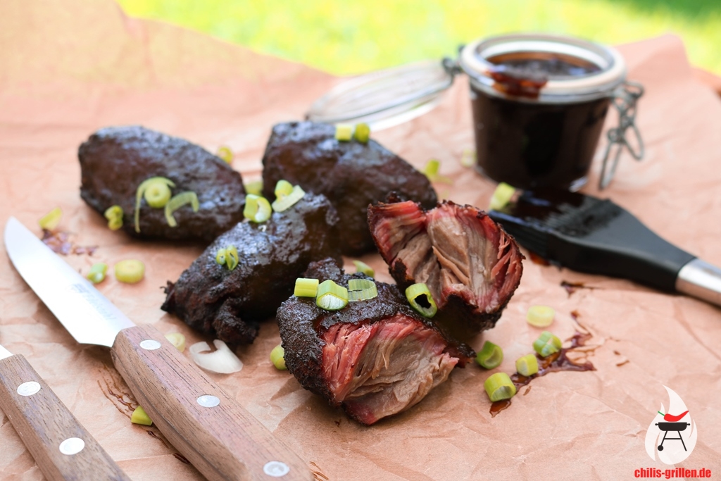 Schweinebäckchen vom Smoker