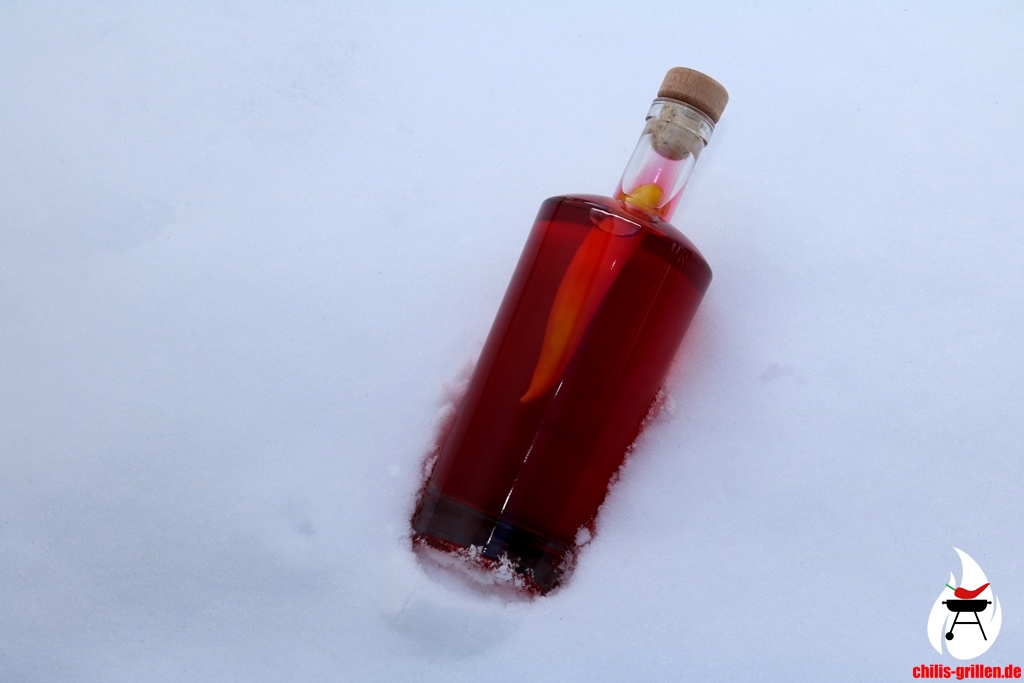 Scharfer Himbeer-Wodka