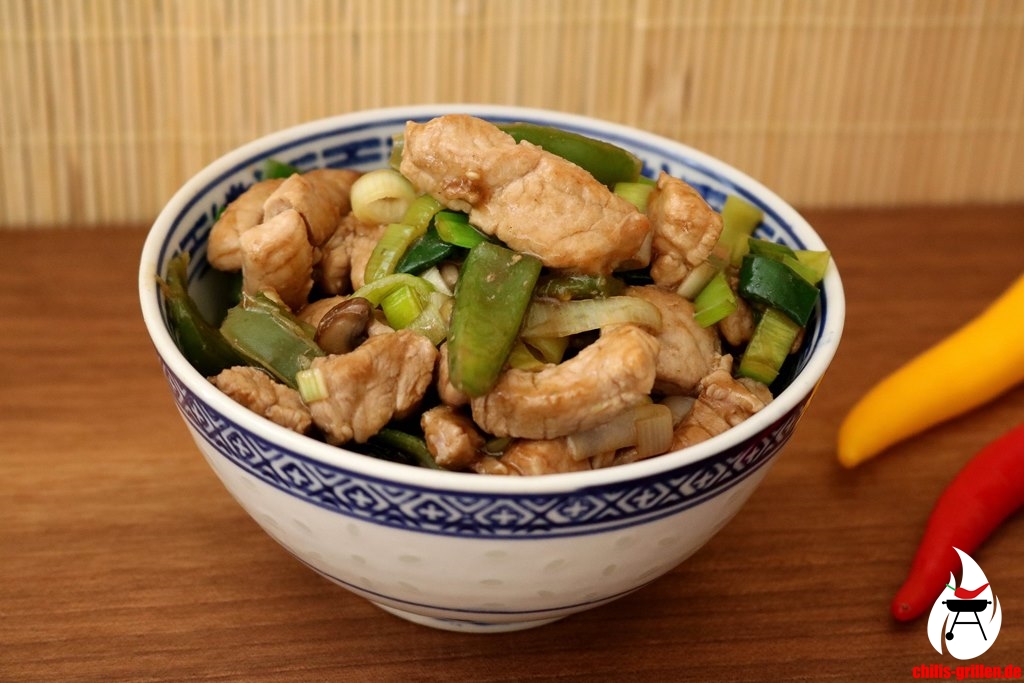 Schweinefilet mit Austernsauce