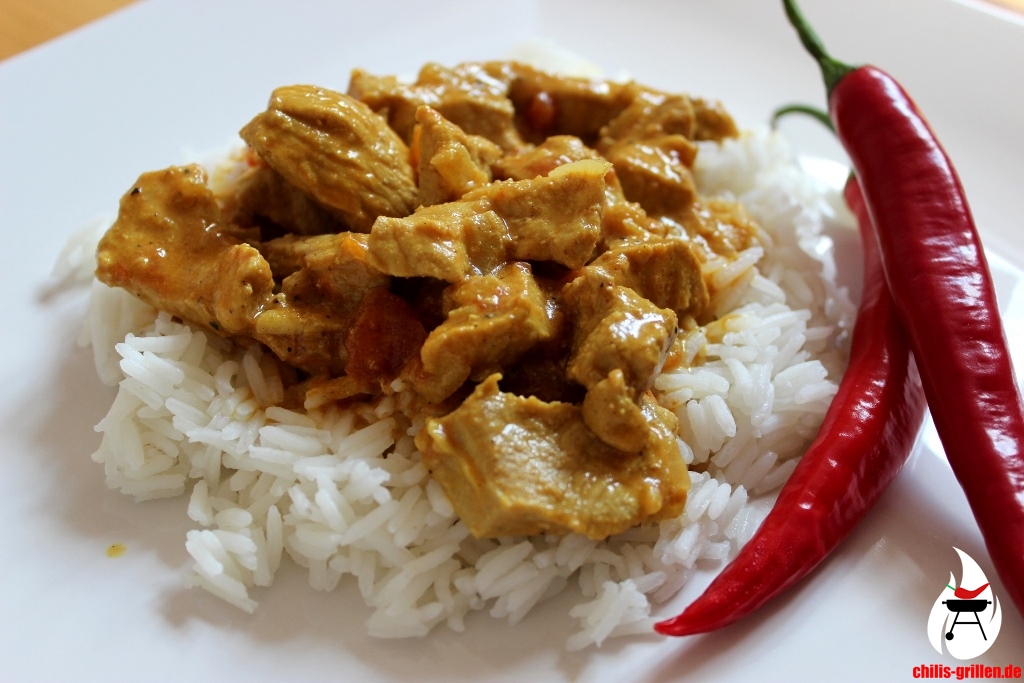 Indisches Vindalho-Curry