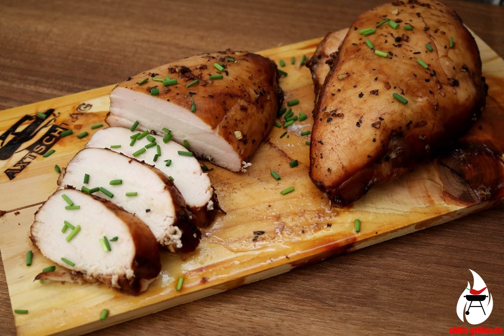Hähnchenbrustfilets von der Planke