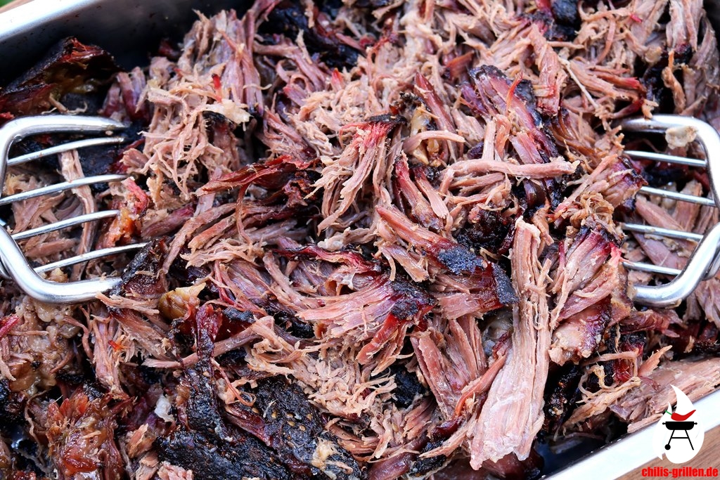 Pulled Beef aus dem Smoker