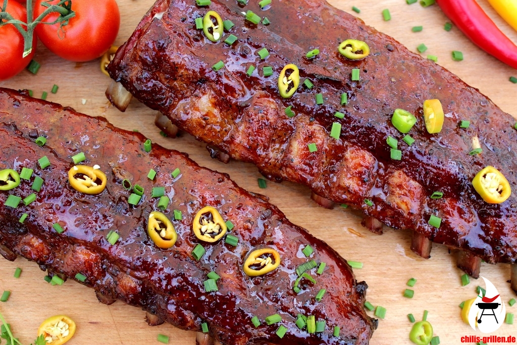 Sweet Hot Glaced Ribs