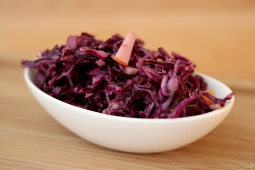 Red Cabbage Salad (Rotkohl-Salat - Red Cole Slaw)