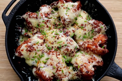 Cheesy Chicken Wings